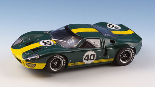 SCALEXTRIC Ford GT 40 Germany Limited green